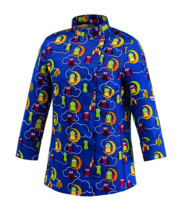 102093 owls woman Casacca Egochef