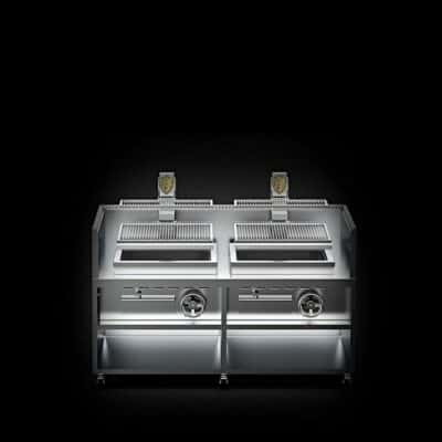 Vasca Josper Grill PVJ-076-2 Doppia griglia individuale