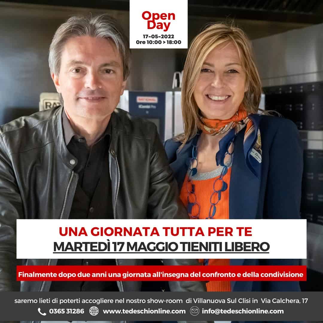 open day 17 maggio